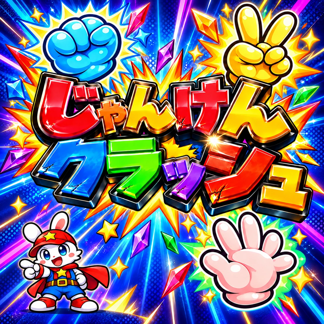 じゃんけんクラッシュ
